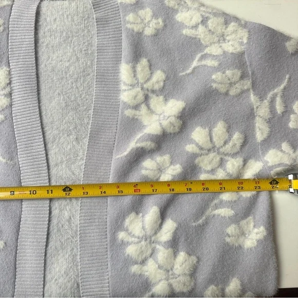 Gemma+Jane Floral Jacquard Cardigan Size Large - Picture 10 of 11